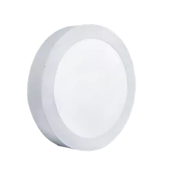 Lumina Led Sobrepor Redonda Branca 12W 6500K - Rede Construir Milmart