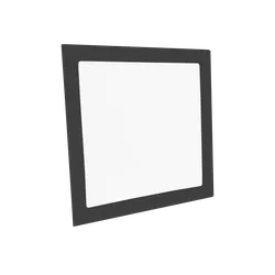 Lumina Led Embutir Quadrada Preto 18W 6500K - Rede Construir Milmart