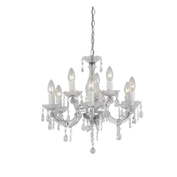 Lustre Treviso P/ 9 Lamp E14 50x50 - Rede Construir Milmart