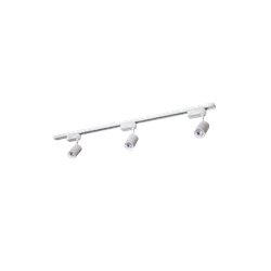 Spot de Trilho Track Br P/ 3 Lamp E27 Led 7W 3000K - Rede Construir Milmart