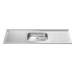 Pia Inox Concreto Bali 200x56 C/Cuba N°2 - GHELPLU... - Rede Construir Milmart