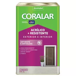 TINTA CORALAR + RESISTENTE 18L - CORAL - Rede Construir Milmart
