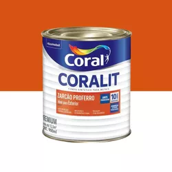 Fundo Para Metais Laranja 1/4 Zarcão Coralit - COR... - Rede Construir Milmart