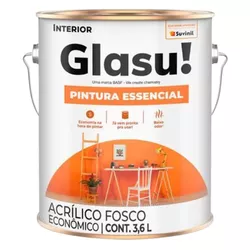 Tinta Glasu Essencial Acrílica 3,6L - Suvinil - Rede Construir Milmart