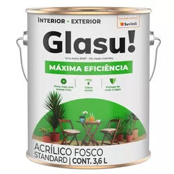 Tinta Glasu Máxima Eficiência Acrílica 3,6L - SUVI... - Rede Construir Milmart