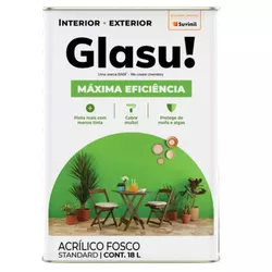 Tinta Glasu Máxima Eficiência Acrílica 18L - SUVIN... - Rede Construir Milmart