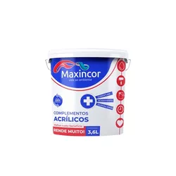 Tinta Vinil Acrílica 3,6L Galão - MAXINCOR - Rede Construir Milmart