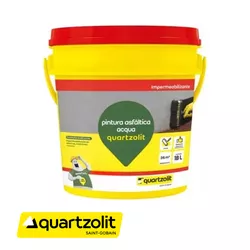 Pintura Asfáltica Acqua 18L - QUARTZOLIT - Rede Construir Milmart