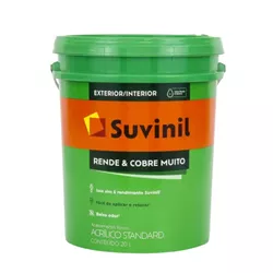 Tinta Rende & Cobre Muito Acrílica 20L Branco Neve... - Rede Construir Milmart