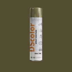 Tinta Spray Ouro METÁLICO 400ml - DSCOLOR - Rede Construir Milmart