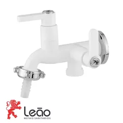 Torneira Máquina / Tanque 1028 1/4V C63 Branco/Cro... - Rede Construir Milmart