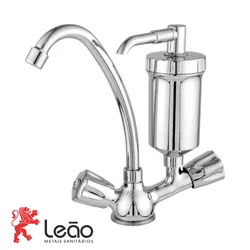 Torneira Com Filtro ABS Mesa Alta 2154 C50 - LEÃO ... - Rede Construir Milmart