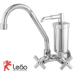 Torneira Com Filtro Parede Alta 2151 C31 Fama 5828... - Rede Construir Milmart