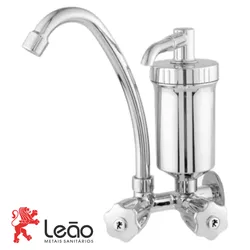 Torneira Com Filtro Parede Alta 2151 C50 - LEÃO ME... - Rede Construir Milmart