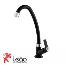 Torneira Cozinha Mesa Alta 1067 1/4V C63 Preta Pla... - Rede Construir Milmart