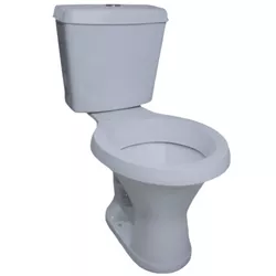 Vaso Com Caixa Acoplada Liberty Cinza Claro - SANT... - Rede Construir Milmart