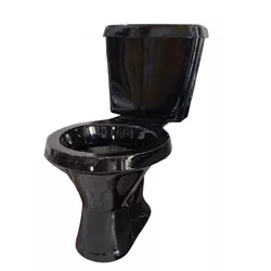 Vaso Caixa Acoplada Preto Liberty - Rede Construir Milmart