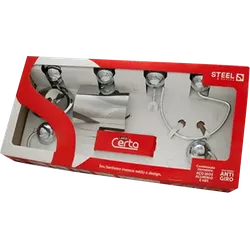 Kit Acesso ABS Certa 5Peças CR - Rede Construir Milmart