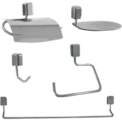 Kit Acesso ABS Citta 5Peças CR - Rede Construir Milmart