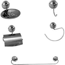 Kit Acesso ABS Crhoma 5Peças Cr - Rede Construir Milmart