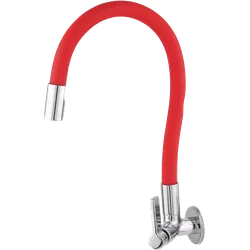 Torneira Cozinha Parede 1368 1/4v C63 Vermelho Cro... - Rede Construir Milmart