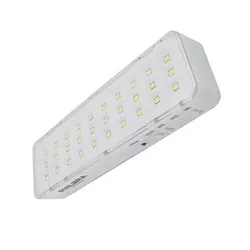 Luminária Emergência 2w 30 Leds Recarregavel bivol... - Alfa Materiais Elétricos