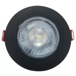 Spot Preto Led De Embutir Redondo 5w Bivolt Avant ... - Alfa Materiais Elétricos