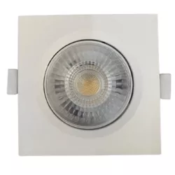 SPOT EMBUTIR LED 7W QUADRADO BRANCO BIVOLT - 86307... - Alfa Materiais Elétricos