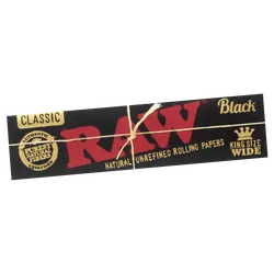 Seda Raw Black King Size Clássica - Seda Raw Black... - Orange House Brasil