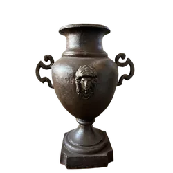 Vaso Ânfora Cara de índia em Ferro Fundido - 1051 - Panelas Ferreira 