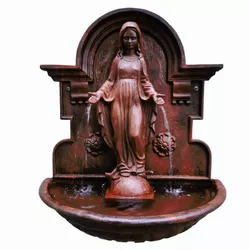 Fonte de Parede Nossa Senhora das Graças em Ferro ... - Panelas Ferreira 