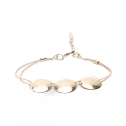 Pulseira Buriti e Placas Redondas By Kumbayá - BPU... - Kumbayá Joias
