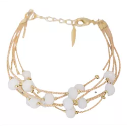 Pulseira Biojoia Fios De Buriti Com Cristais By Ku... - Kumbayá Joias