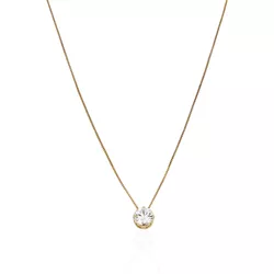 Colar Ponto de Luz Banho de Ouro 18K - JCO062418 - Kumbayá Joias