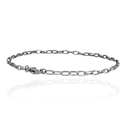 Pulseira Elo Cartier Pequeno Aço Inoxidável - IPU... - Kumbayá Joias