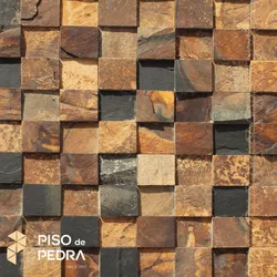 Pedra Ferro 10x10 - 231 - Piso de Pedra Osasco