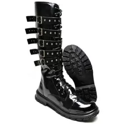 BOTA DARK BLACK ROCK IN ROLL CANO ALTO PRETA COM B... - PONTO TÁTICO