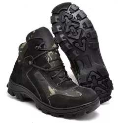 COTURNO MILITAR CANO CURTO CAÇA E PESCA ADVENTURE ... - PONTO TÁTICO