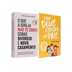 Livro O que Deus espera dos Pais + Livro O que a i... - Presente Cristão