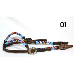 CABECADA MASTER SELAS COURO 2 ORELHAS - MICANGAS- ... - PROTEC HORSE - A LOJA DOS GRANDES CAMPEÕES