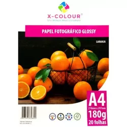 Papel Fotográfico Glossy 180g A4 X-Colou... - QPAPEIS LTDA