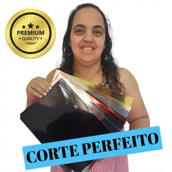 Papel Lamicote Corte Perfeito, Ouro, Prata, Preto, Azul, Vermelho, Verde, Rosa, Ouro Velho