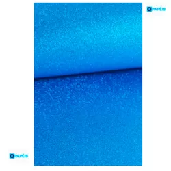 Papel Glitter Azul Grécia A4 250gr - QPAPEIS LTDA