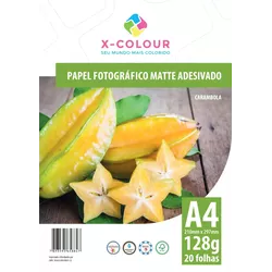 Papel Fotográfico Adesivo Matte A4 128g ... - QPAPEIS LTDA