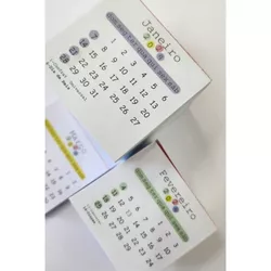 Mini Calendário 2025 Candy Pc 25 Un - QPAPEIS LTDA
