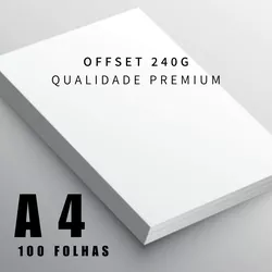 Papel Offset 240gr Chambril 100 Folhas - QPAPEIS LTDA