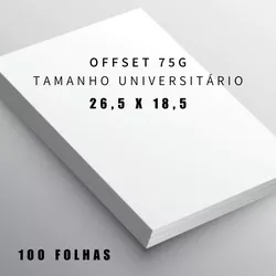 Papel Offset Universitário 75gr Chambril... - QPAPEIS LTDA