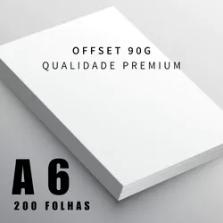Papel Offset A6 90gr Chambril 200 Folhas - QPAPEIS LTDA