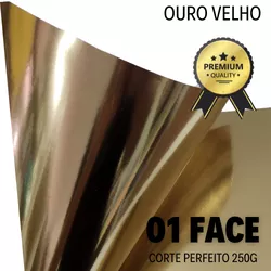 Papel Lamicote Ouro Velho 250g - QPAPEIS LTDA