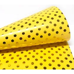 Papel Amarelo Bolinha Laminada - QPAPEIS LTDA